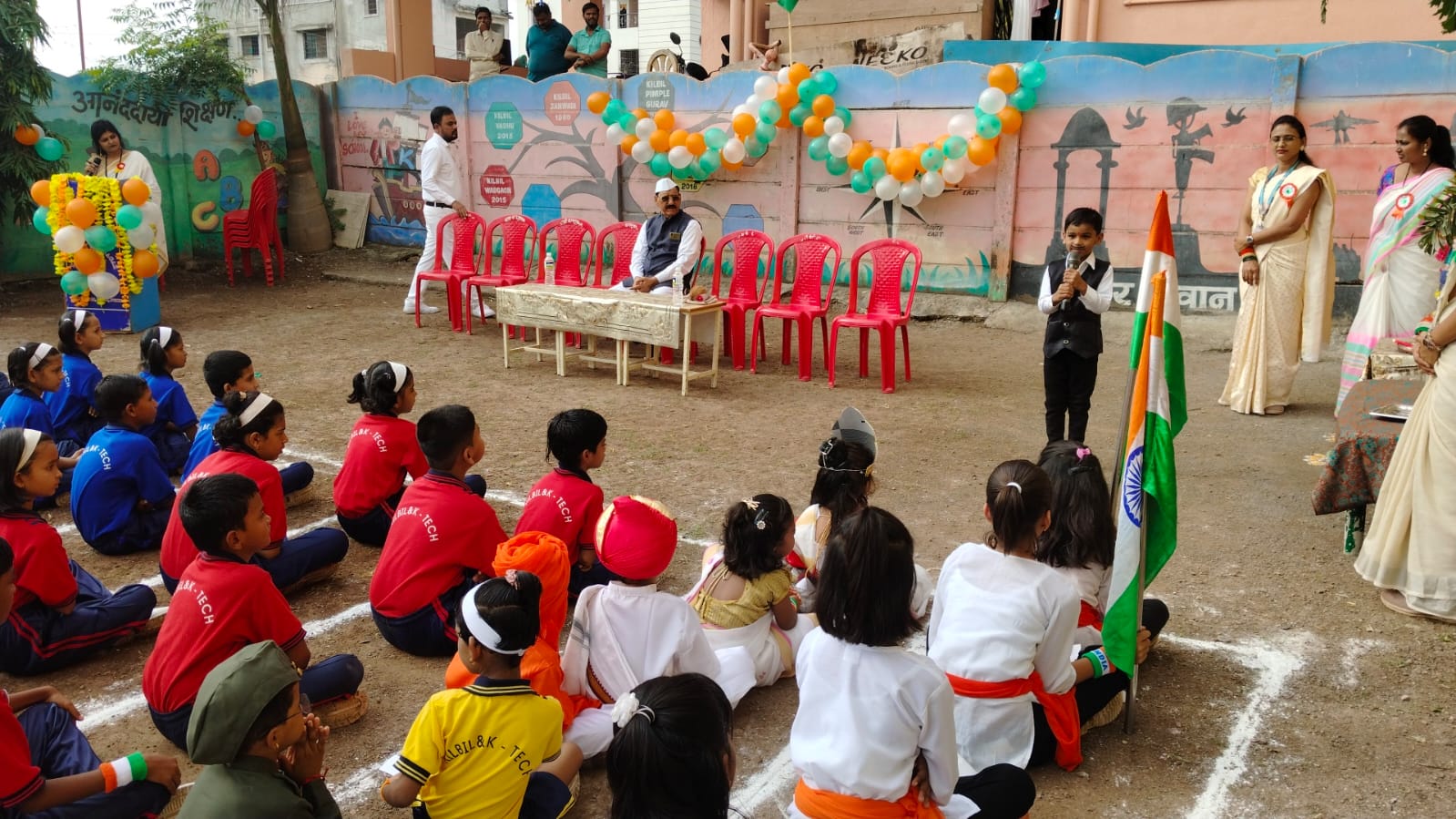 Dahi Handi and Krishna Janmashtami festival at school